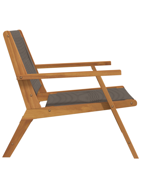 Puutarhatuolit 2 kpl harmaa 67x78x73 cm täysipuinen akaasia
