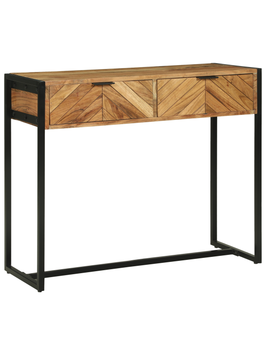 Konsolipöytä 90x35x75 cm massiivipuu akasia