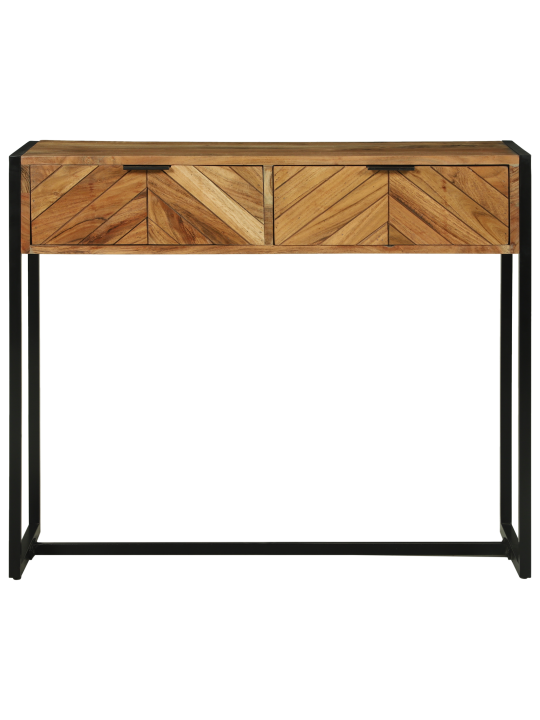 Konsolipöytä 90x35x75 cm massiivipuu akasia