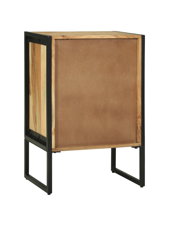Highboard 50x35x75 cm täysi puu akaasiapu
