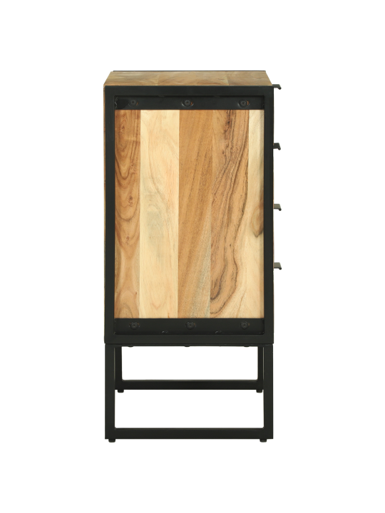 Highboard 50x35x75 cm täysi puu akaasiapu