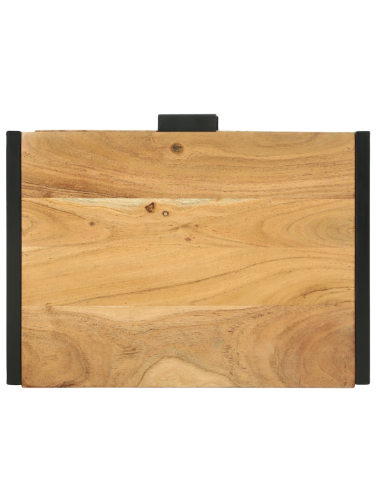 Highboard 50x35x75 cm täysi puu akaasiapu