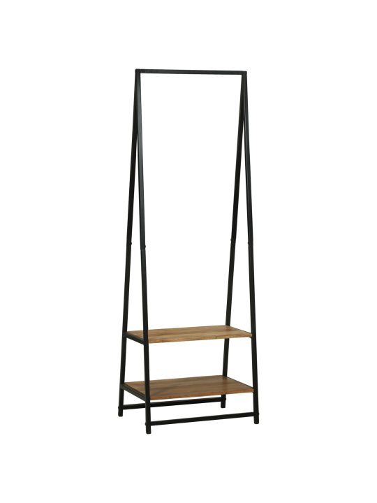 Vaatehylly 60x45x180 cm kestävä akasiapuusta