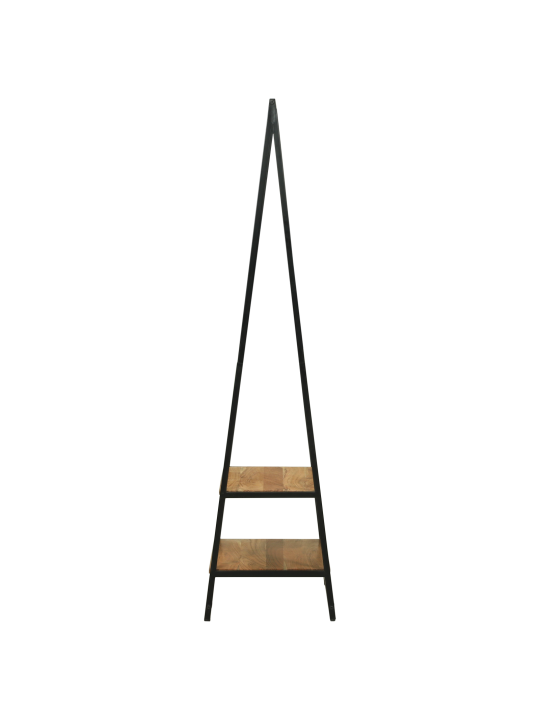 Vaatehylly 60x45x180 cm kestävä akasiapuusta