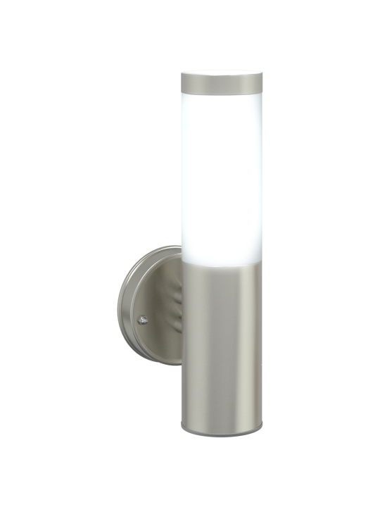 Ulkoseinälampu hopea ruostumaton teräs ip44