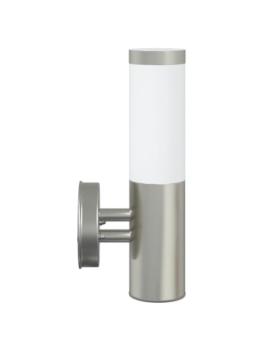 Ulkoseinälampu hopea ruostumaton teräs ip44