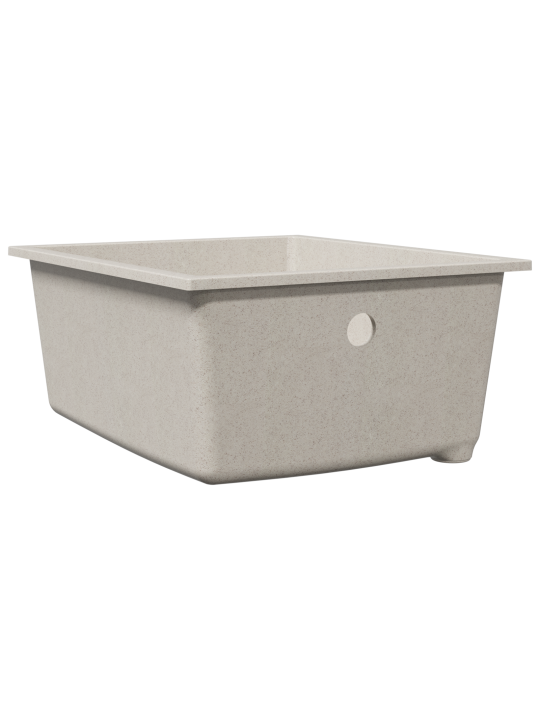 Keittiöallas ylivuotoreijällä beige graniitti