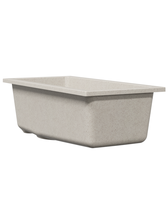 Keittiöallas ylivuotoreijällä beige graniitti