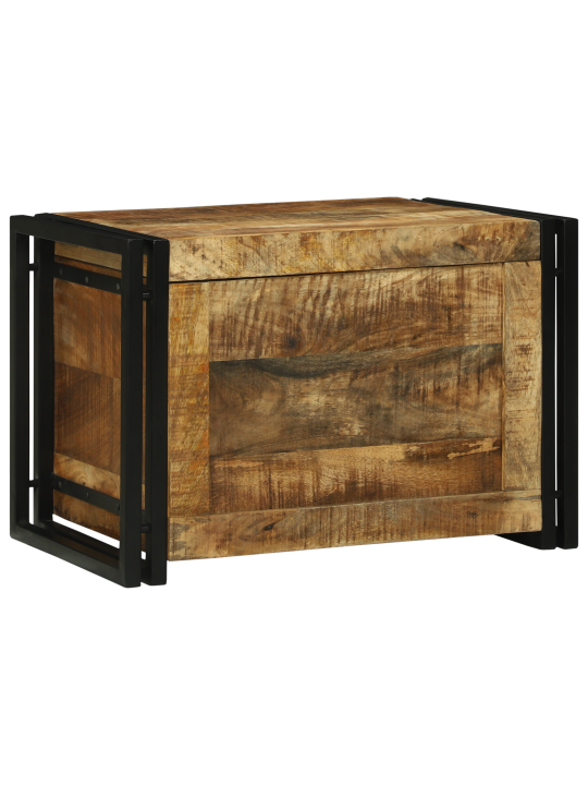 Säilytyslaatikko 60x40x41 cm karkea mangopuu