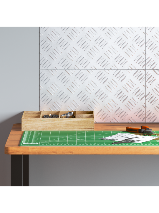 Alumiiniset tarkastuslevyt 4 kpl Liukumaton 40x20 cm