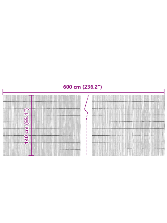 Puutarhan Rehufreesi 600x140 cm