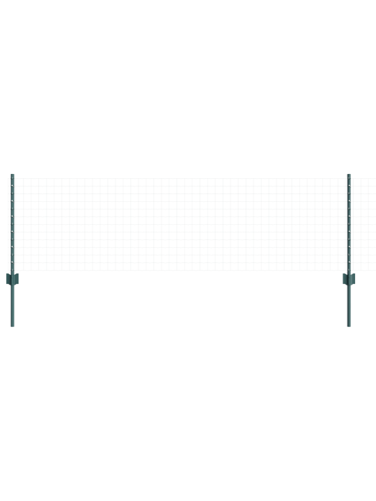 Aitauspostit 5 kpl U-muotoiset vihreät 60 cm teräs